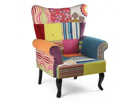 patchwork kreslo relax 17632