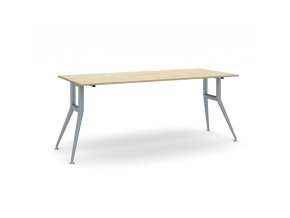 Jednací kancelářský stůl WIDE, 180x80 cm, dub přírodní