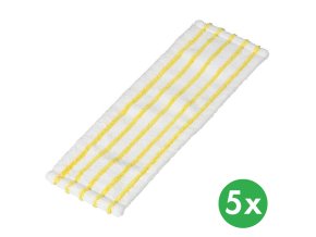plochy mop na podlahu mikromop bilo zluty 44 5 x 15 cm 5 ks 116071