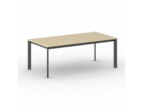 jednaci kancelarsky stul primo invitation 200x100 cm cerna podnoz briza 104066