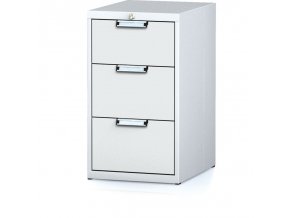 dilensky zasuvkovy box na naradi mechanic 3 zasuvky 480 x 600 x 840 mm sede dvere 17974
