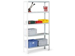 Policový regál FIX, 100 kg, 2000 x 1000 x 400 mm, přídavný regál