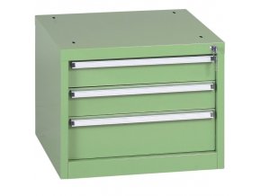 Závěsný dílenský box na nářadí k pracovním stolům do dílny GL, 3 zásuvky, 565 x 580 x 450 mm