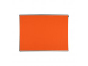 textilni nastenka ekotab v hlinikovem ramu 900 x 600 mm oranzova 19615