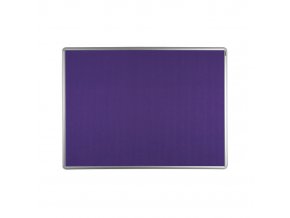 textilni nastenka ekotab v hlinikovem ramu 900 x 600 mm fialova 19621