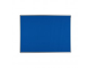 textilni nastenka ekotab v hlinikovem ramu 900 x 600 mm modra 19626