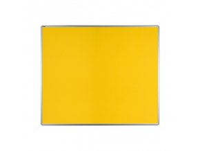textilni nastenka ekotab v hlinikovem ramu 1200 x 900 mm zluta 19637