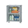 plastova skrin policova nizka 700 x 390 x 920 mm seda 211