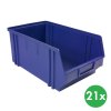 plastove boxy basic 205 x 335 x 149 mm 21 ks modre 115201