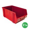 plastove boxy basic 205 x 335 x 149 mm 21 ks cervene 115203