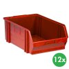 plastove boxy basic 305 x 480 x 177 mm 12 ks cervene 115163