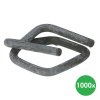 Ocelová spona pro PP/PES pásky, fosfátovaná 13 mm, 1000 ks
