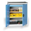 dilenska skrin nizka na naradi kovos 2 police 2 zasuvky 950 x 600 x 1180 mm 22801