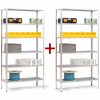 policove regaly 1 1 zdarma 80 kg 2000 x 1000 x 400 mm 6 polic bily 112037