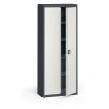 plechova policova skrin na naradi kovona 1950 x 800 x 400 mm 4 police antracit seda 12851
