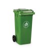 plastova popelnice 120 litru zelena 16346