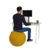 Ergonomický sedací míč, žlutý
