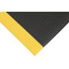 protiunavova rohoz s diamantovym vzorem pvc 90 x 150 cm cerna zluta 116252
