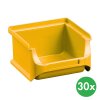 plastove boxy plus 1 102 x 100 x 60 mm zlute 30 ks 115220