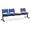 calounena lavice do cekaren smart 3 sedak se stolkem modra cerne nohy 24343