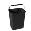 Sada 4 barevných plastových košů na tříděný odpad, 20 L, 340 x 290 x 470 mm