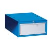 zavesna zasuvka na naradi k pracovnim stolum gd 1x zasuvka 510 x 592 x 255 mm modra seda 3442