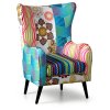 patchwork kreslo feel usak 7277