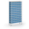 Regál s plastovými boxy ShelfBox, 2000 x 1000 x 400 mm, 120x box B