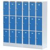 satni skrinka s uloznymi boxy na soklu 9 boxu 1920 x 900 x 500 mm cylindricky zamek tmave sede dvere 125757
