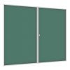 vnitrni magneticka vitrina zelena 1200 x 1500 mm 13100