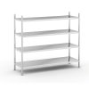nerezovy policovy regal 1550 x 1500 x 600 mm 4 police 14301