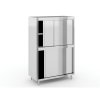 nerezova skrin na nadobi 1200 x 500 x 1800 mm 16079