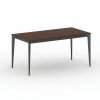 jednaci kancelarsky stul primo action 160x80 cm cerna podnoz orech 104140