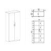 sestava skrini mirelli typ vii bila dub sonoma 154853