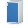 dilenska skrinka na naradi mechanic s dvirky 2 police 480 x 600 x 840 mm modre dvere 17823