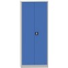 viceucelova kovova skrin 4 police 1950 x 800 x 400 mm modre dvere 23418