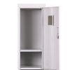 satni skrinka s uloznymi boxy 2 boxy 1800 x 380 x 450 mm demont cylindricky zamek cervene dvere 124561