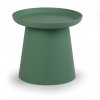 Plastový kávový stolek FUNGO, průměr 500 mm, zelený
