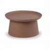 Plastový kávový stolek FUNGO, průměr 700 mm, cihlová