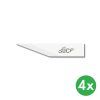 cepele do modelarskych nozu rovne s ostrou spickou 4 ks 117245