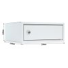 Nábytkový sejf HOME CASE 1, 100 x 250 x 230 mm, mechanický - na klíč