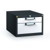 antistaticky zavesny esd box pro pracovni stoly 351 x 480 x 600 mm 2 zasuvky 35034
