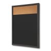 Combi Board – kombinovaná křídová tabule / korek, 450 x 600 mm