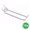 hacky jednoduche s hrazdou delka 100 mm chrom 10 ks 116848