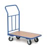 plosinovy vozik s vyplni madla plosina 500x800 mm nosnost 200 kg kola 125 mm s cernou pryzi 67037