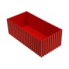 plastova krabicka na naradi 70 100x200 mm cervena 35658