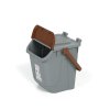 Plastový odpadkový koš na třídění odpadu ECOLOGY, 25 l, šedá/hnědá