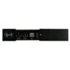 Zásuvkový box TYP V - posuvný kryt, 2x zásuvka, nabíjecí USB A+C porty, 2x RJ45 port, 1x bezdrátová nabíječka, černá