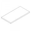 Laminovaná police pro ELEMENT SYSTEM, 1200 x 200 mm, bílá
