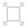 spojovaci sloupek pro paravany cf vyska 1650 mm 90593
